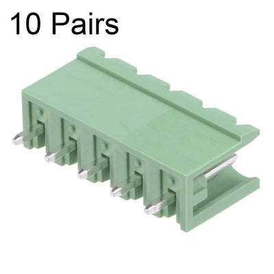 Harfington AC 300V 10A Plastic Male and Female PCB Terminal Block
