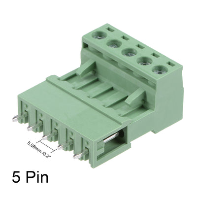 Harfington AC 300V 10A Plastic Male and Female PCB Terminal Block