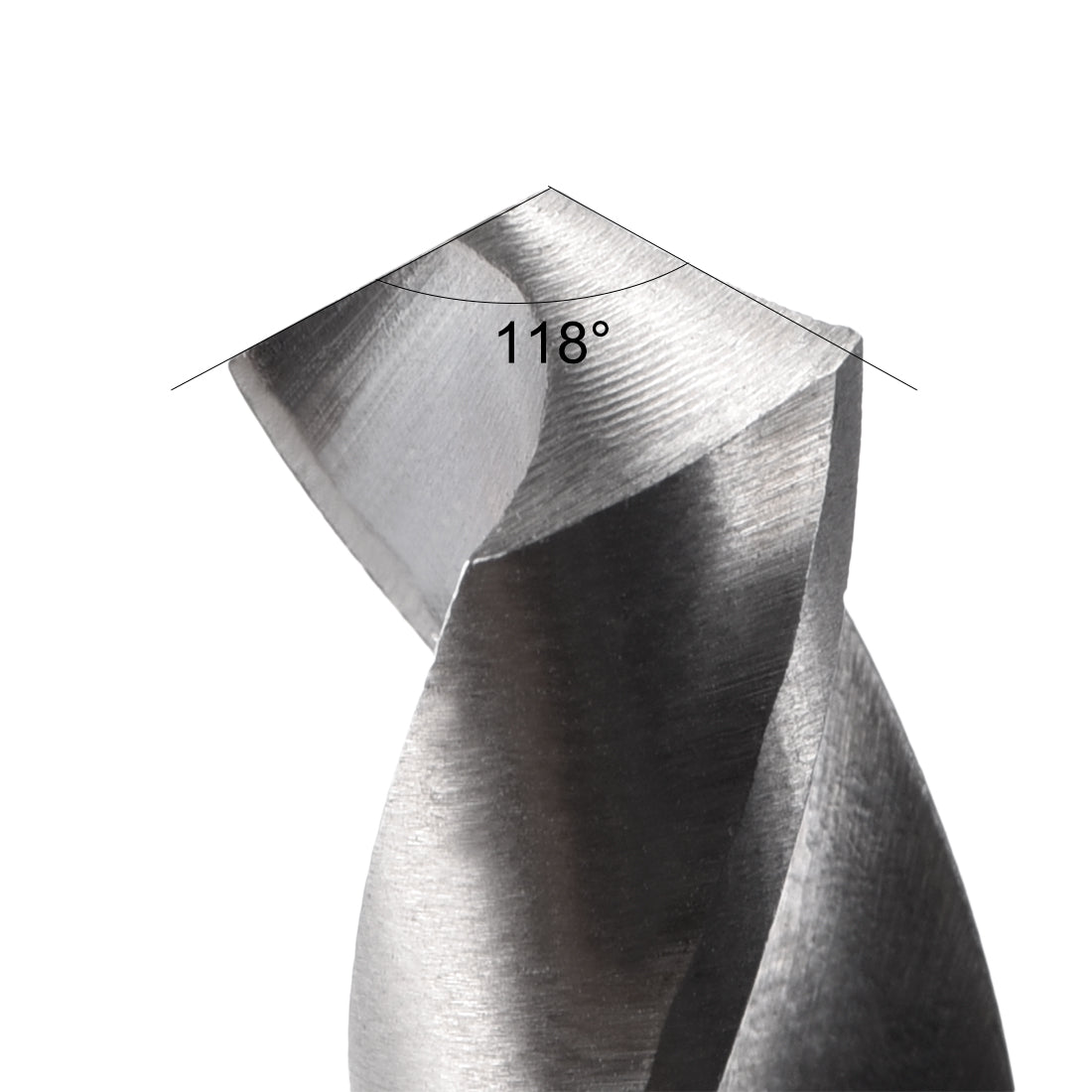 Harfington 13mm Twist Drill High Speed Steel Bit HSS-4241 for Steel,Aluminum Alloy 1pcs