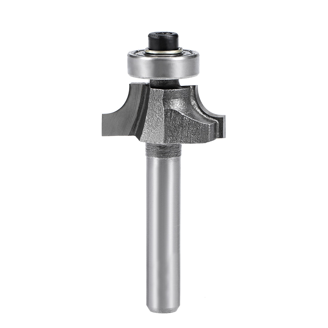 Harfington Router Bit 1/4 Shank 3/8 inch Cutting Dia Round Over Corner 2 Flutes Tungsten Steel for Woodworking Milling Cutter Tool 2pcs