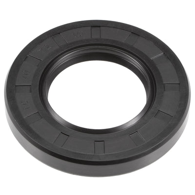 Harfington Uxcell Nitrile Rubber Oil Seal, TC Inner Diameter, Cover Double Lip