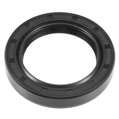Harfington Uxcell Nitrile Rubber Oil Seal, TC Inner Diameter, Cover Double Lip