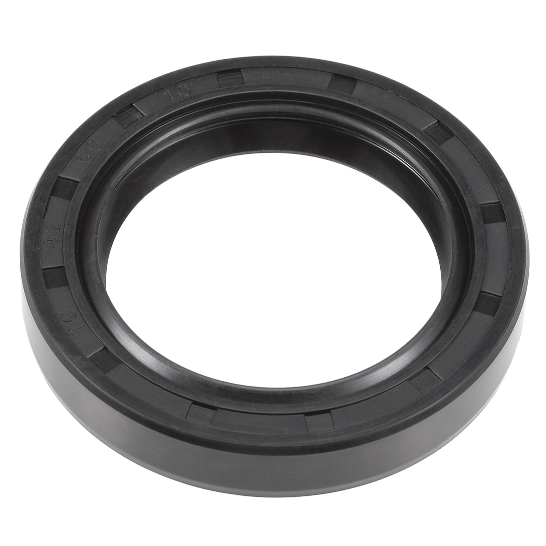 uxcell Uxcell Nitrile Rubber Oil Seal, TC Inner Diameter, Cover Double Lip