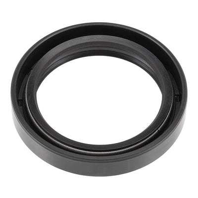 Harfington Uxcell Nitrile Rubber Oil Seal, TC Inner Diameter, Cover Double Lip