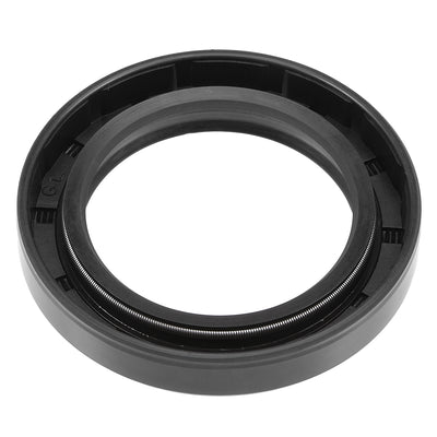 Harfington Uxcell Nitrile Rubber Oil Seal, TC Inner Diameter, Cover Double Lip
