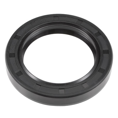 Harfington Uxcell Nitrile Rubber Oil Seal, TC Inner Diameter, Cover Double Lip