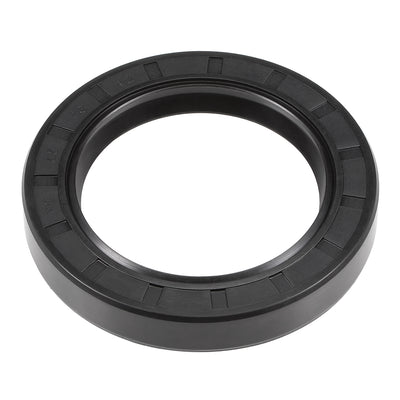 Harfington Uxcell Oil Seal, TC Inner, Nitrile Rubber Cover Double Lip
