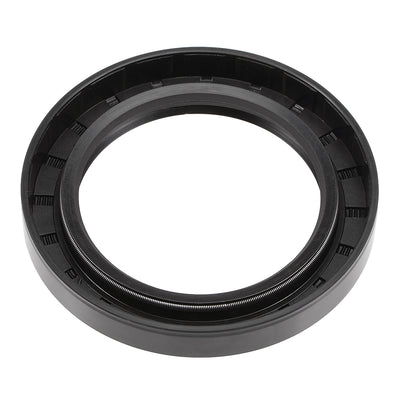 Harfington Uxcell Oil Seal, TC Inner, Nitrile Rubber Cover Double Lip