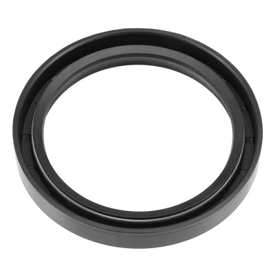 Harfington Uxcell Oil Seal, TC Inner, Nitrile Rubber Cover Double Lip