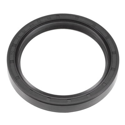 Harfington Uxcell Oil Seal, TC Inner, Nitrile Rubber Cover Double Lip