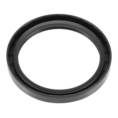 Harfington Uxcell Oil Seal, TC Inner, Nitrile Rubber Cover Double Lip