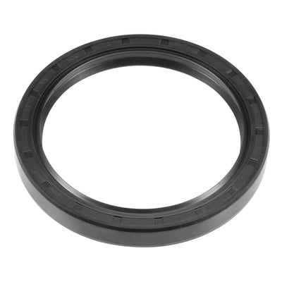 Harfington Uxcell Oil Seal, TC Inner, Nitrile Rubber Cover Double Lip