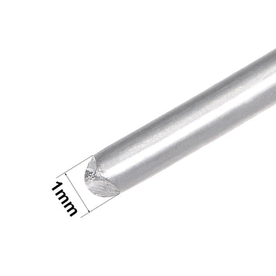 Harfington Uxcell 1mm 18AWG Heating Resistor Wire Nichrome Resistance Wires for Heating Elements 16ft