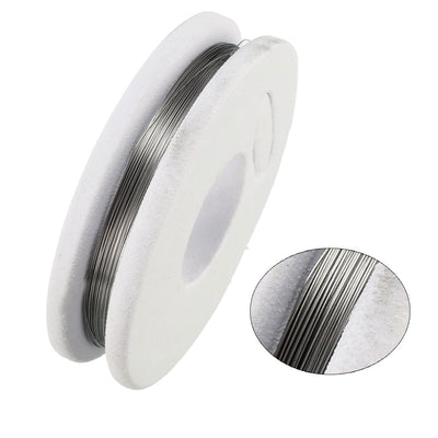 Harfington 0.15mm 34AWG Superfine Heating Wire FeCrAl Resistor Wire for Heating Elements 33ft Long