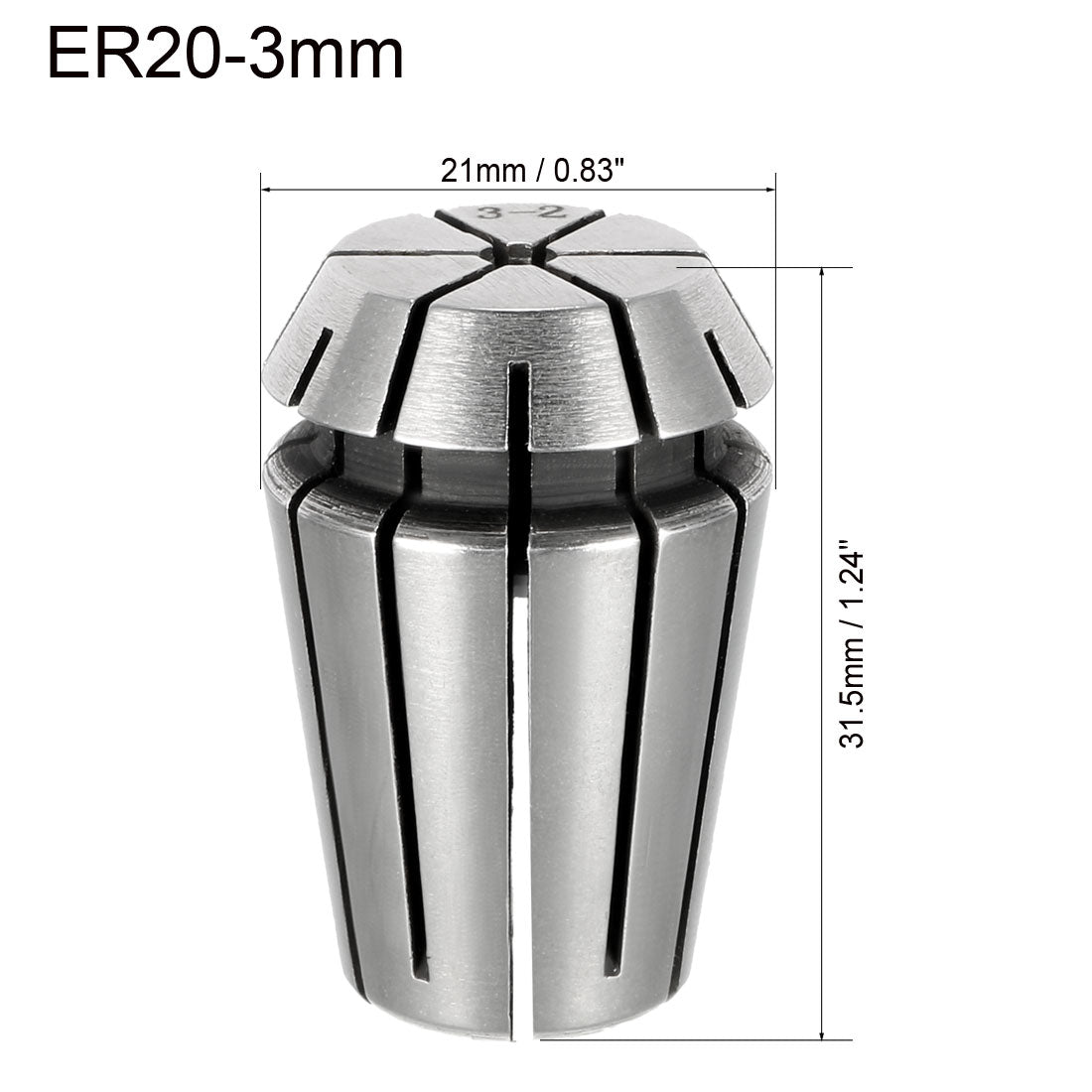 uxcell Uxcell Spring Collet Chuck for CNC Engraving Machine Milling Tool