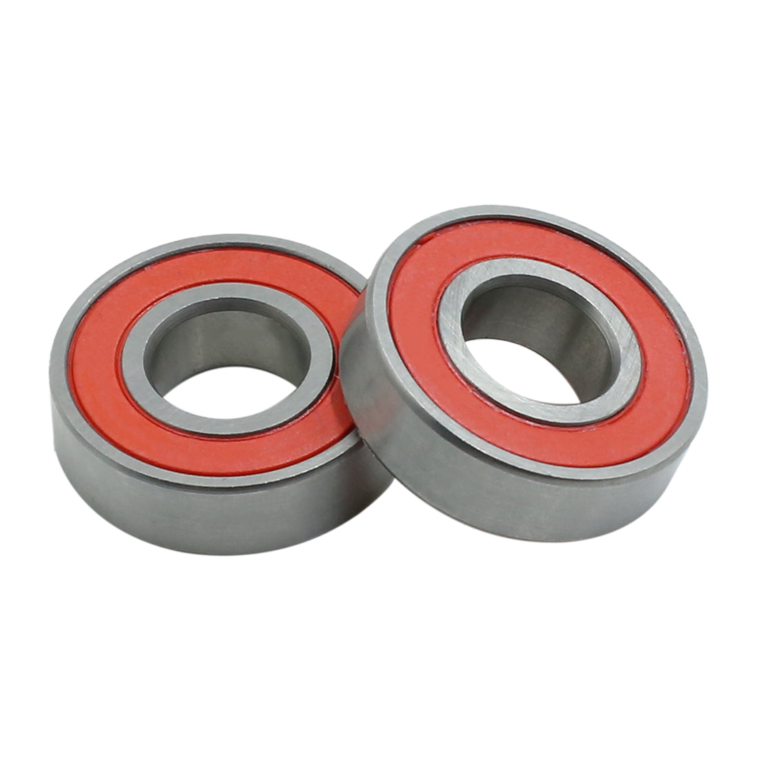 uxcell Uxcell 2pcs 6001RS 12mm x 28mm x 8mm Double Sealed Deep Groove Ball Bearing for Vehicle
