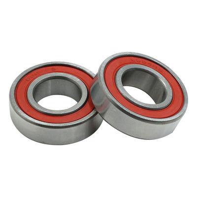 Harfington Uxcell 2pcs 6004RS 42mm x 20mm x 12mm Double Sealed Deep Groove Ball Bearing