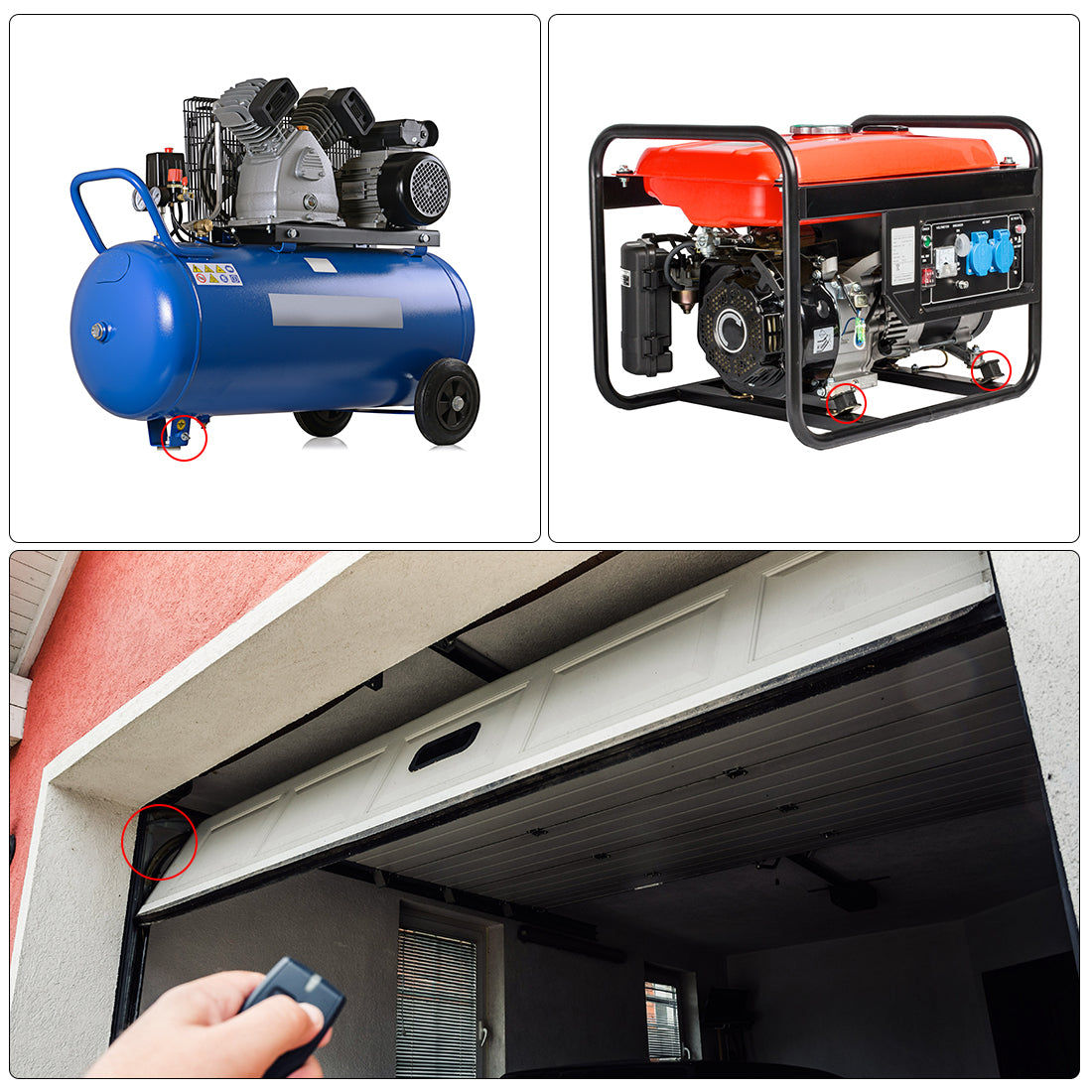 uxcell Uxcell M4 Thread Male Female Rubber Mounts,Vibration Isolators,10mm x 10mm 8pcs