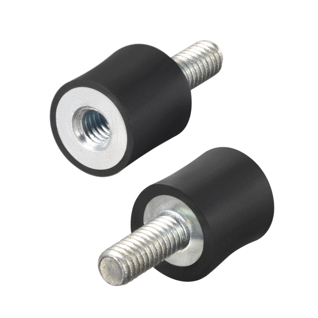 uxcell Uxcell M4 Thread Male Female Rubber Mounts,Vibration Isolators,10mm x 10mm 8pcs