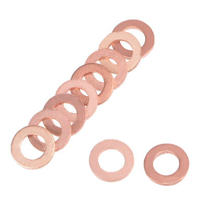 Harfington Uxcell Copper Flat Washer for Screw Bolt(ID x OD x T)