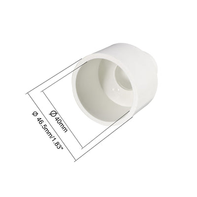 Harfington Uxcell 40mm x 20mm PVC Reducing Coupling Hub by Hub Pipe Fitting Adapter Connector 2pcs