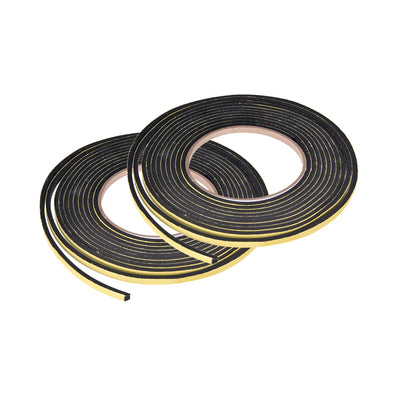 uxcell Uxcell Foam Seal Tape, 5mm Wide 3mm Thick 13 Feet Long Adhesive Weather Strip 2pcs