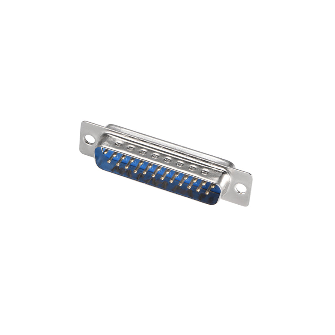 uxcell Uxcell D-sub Connector Male Plug 25-pin 2-row Port Terminal Breakout Solder Type for Mechanical Equipment CNC Computers Blue 5pcs