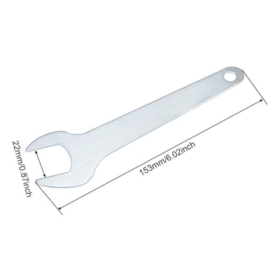 Harfington Uxcell Angle Grinder Wrench, 22mm Open Ended Wrench Spanner for Angle Grinder 5pcs