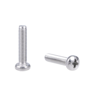 Harfington 60Pcs Stainless Steel Pan Phillips Head Machine Screw