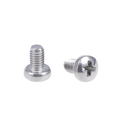 Harfington 60Pcs Stainless Steel Pan Phillips Head Machine Screw