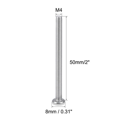 Harfington 60Pcs Stainless Steel Pan Phillips Head Machine Screw