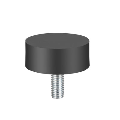 Harfington Uxcell M10 Thread Rubber Mounts,Vibration Isolators,Cylindrical w Studs 50 x 20mm 3pcs