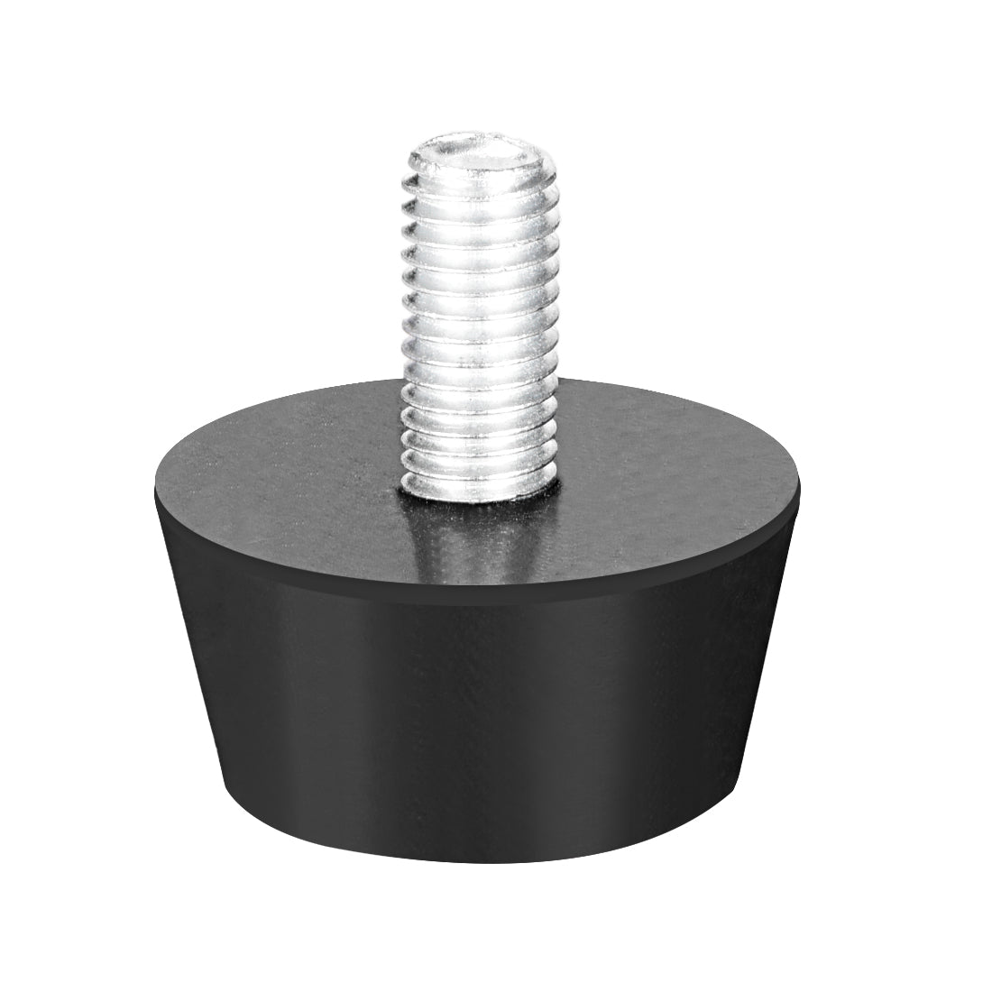 uxcell Uxcell 38 x 20mm Conical Rubber Mount,Vibration Isolators,with M10 x 20mm Studs 4pcs