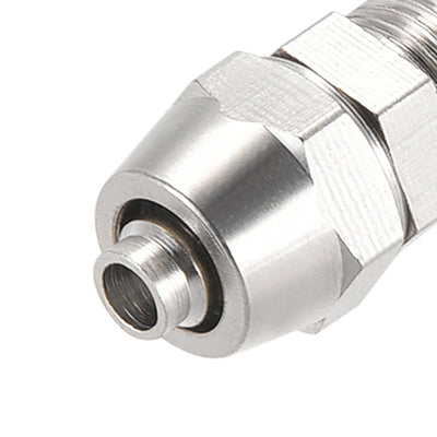 Harfington Uxcell Reusable Fitting, 1/8" G Male x 13/64" Hose ID Quick Coupler Air Hose Plug 10pcs