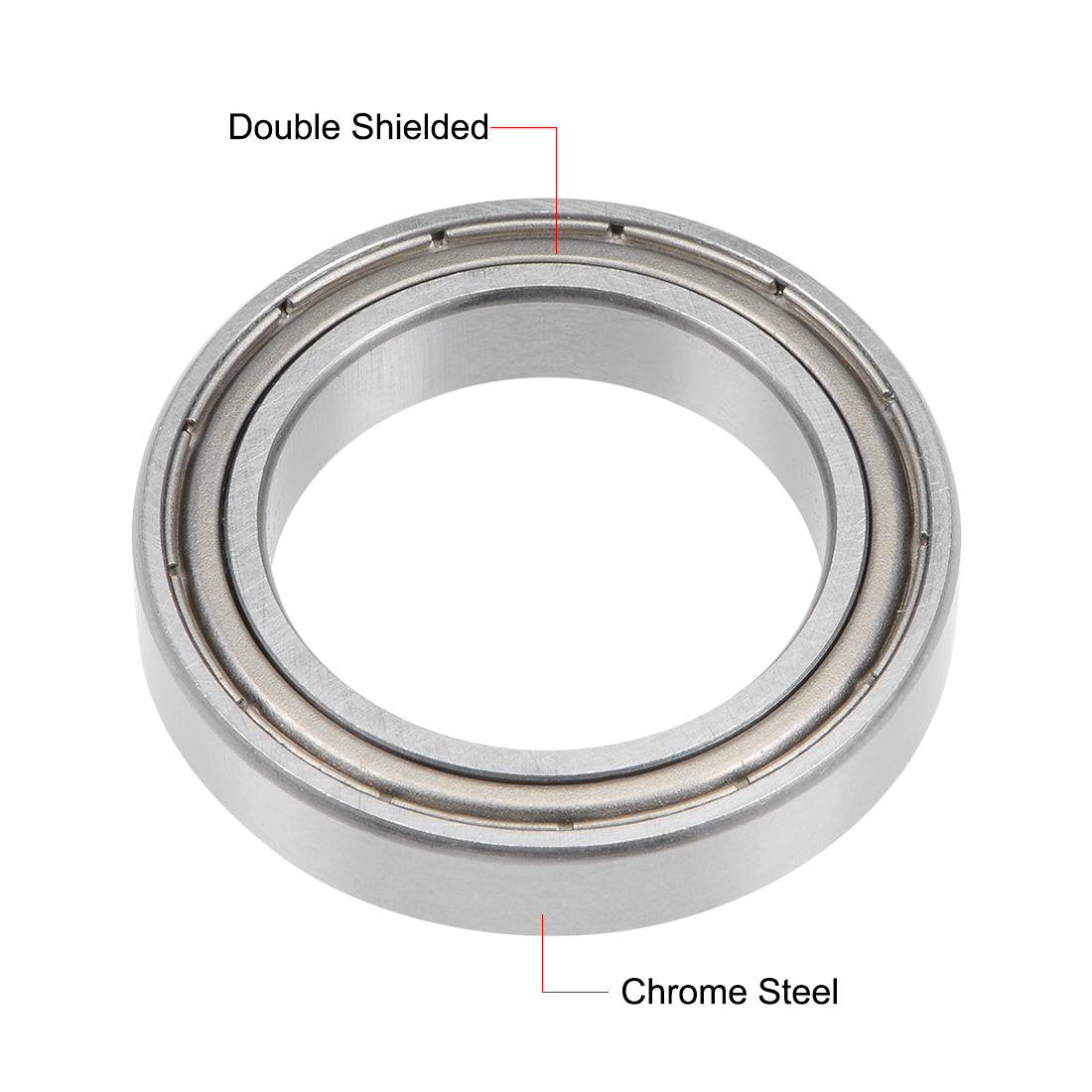 Harfington 6805ZZ Deep Groove Ball Bearing 25x37x7mm Double Shielded Chrome Steel Bearings