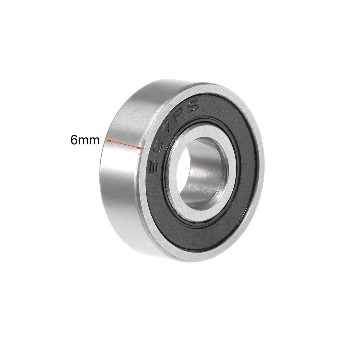 Harfington 607-2RS Deep Groove Ball Bearing 7x19x6mm Double Sealed GCr15 Bearings 10pcs