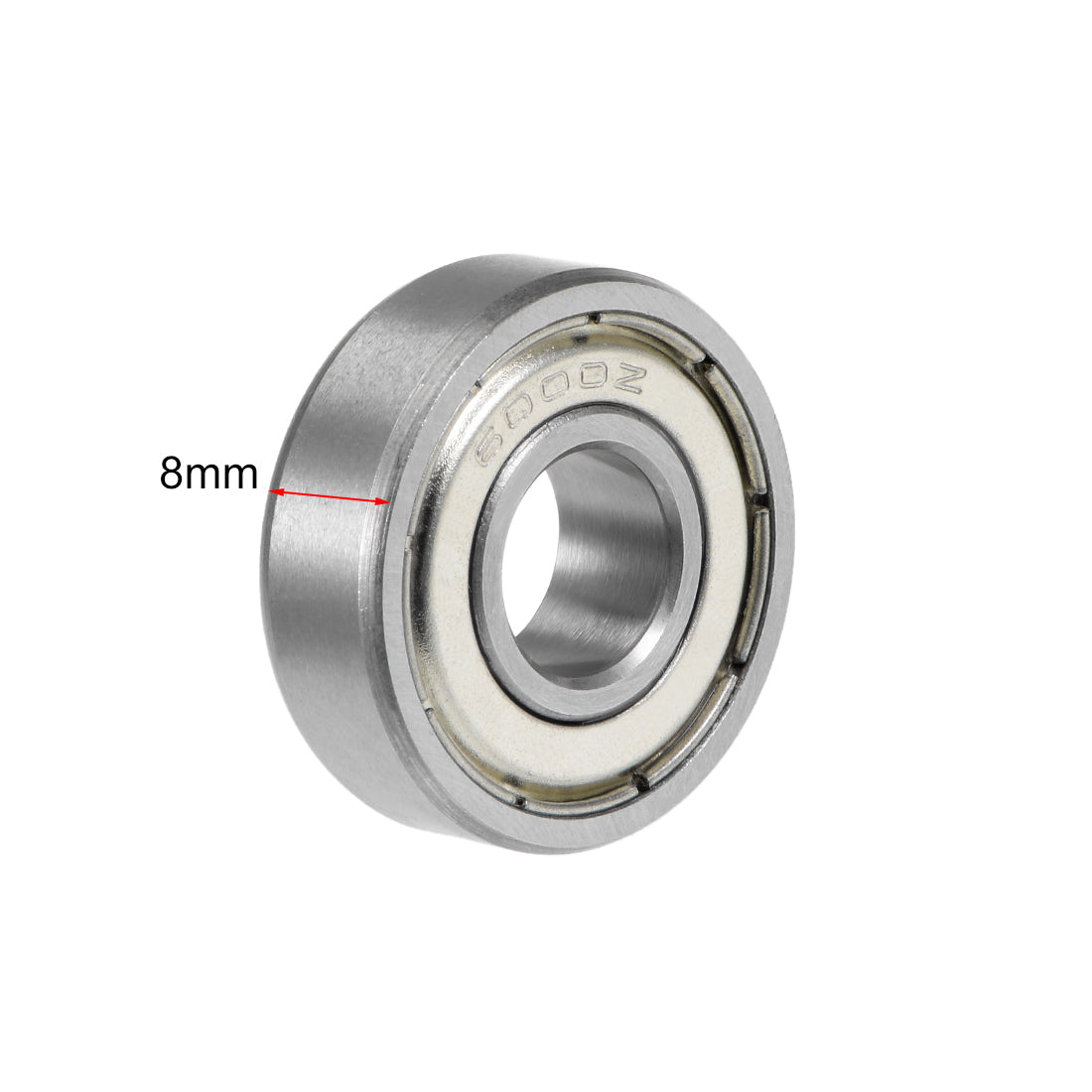 Harfington 6000ZZ Deep Groove Ball Bearing 10x26x8mm Double Shielded Chrome Bearings 10pcs
