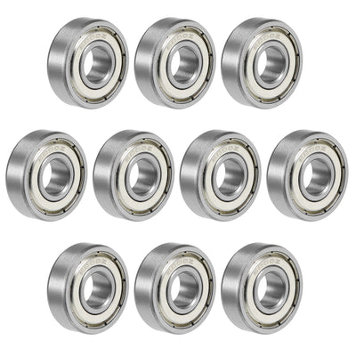 Harfington 6000ZZ Deep Groove Ball Bearing 10x26x8mm Double Shielded Chrome Bearings 10pcs