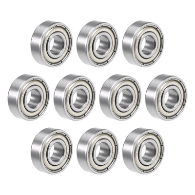 Harfington 696ZZ Deep Groove Ball Bearing 6x15x5mm Double Shielded Chrome Bearings 10pcs