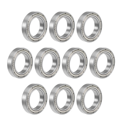 uxcell Uxcell 6802ZZ Deep Groove Ball Bearing 15x24x5mm Double Shielded Chrome Bearings 10pcs