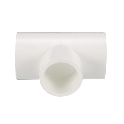 Harfington Uxcell 32mmx32mmx25mm Slip Reducing Tee PVC Pipe Fitting T-Shaped Connector