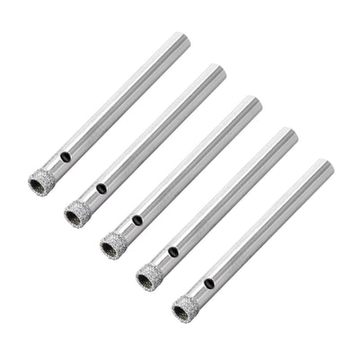 Harfington Uxcell Diamond Drill Bits Hole Saws for Glass Ceramic Porcelain Tiles 5 Pcs