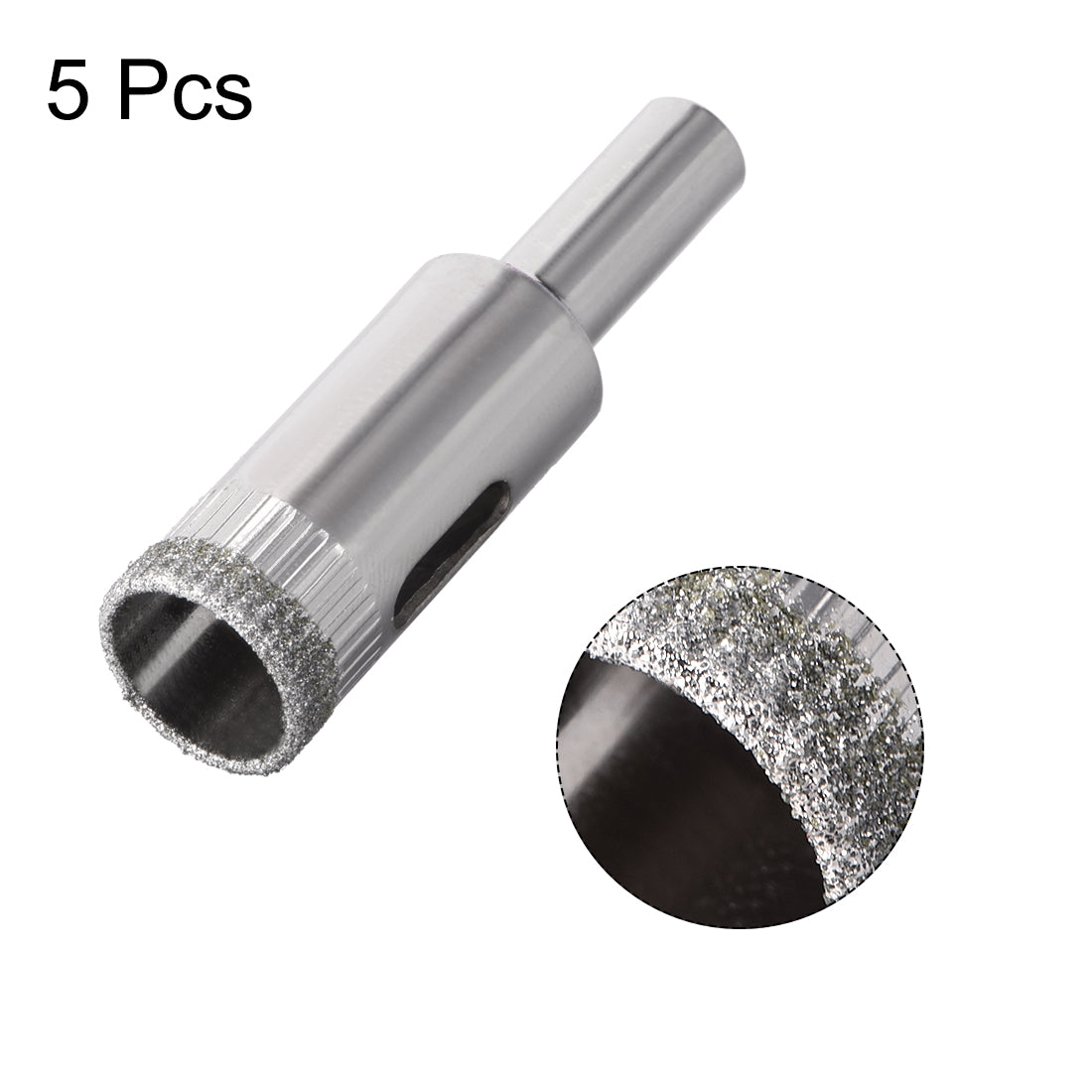 uxcell Uxcell Diamond Drill Bits Hole Saws for Glass Ceramic Porcelain Tiles 5 Pcs