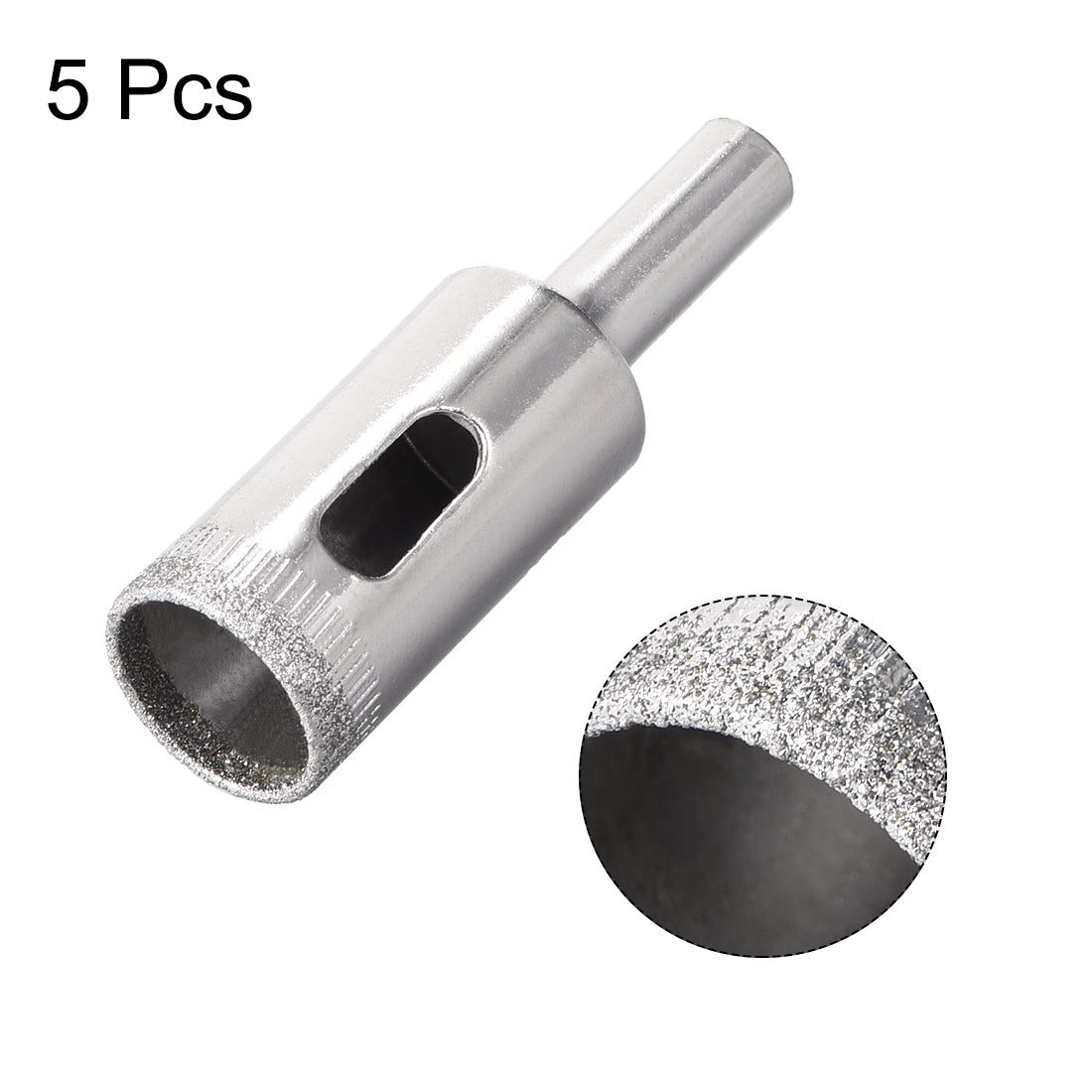 uxcell Uxcell Diamond Drill Bits Hole Saws for Glass Ceramic Porcelain Tiles 5 Pcs