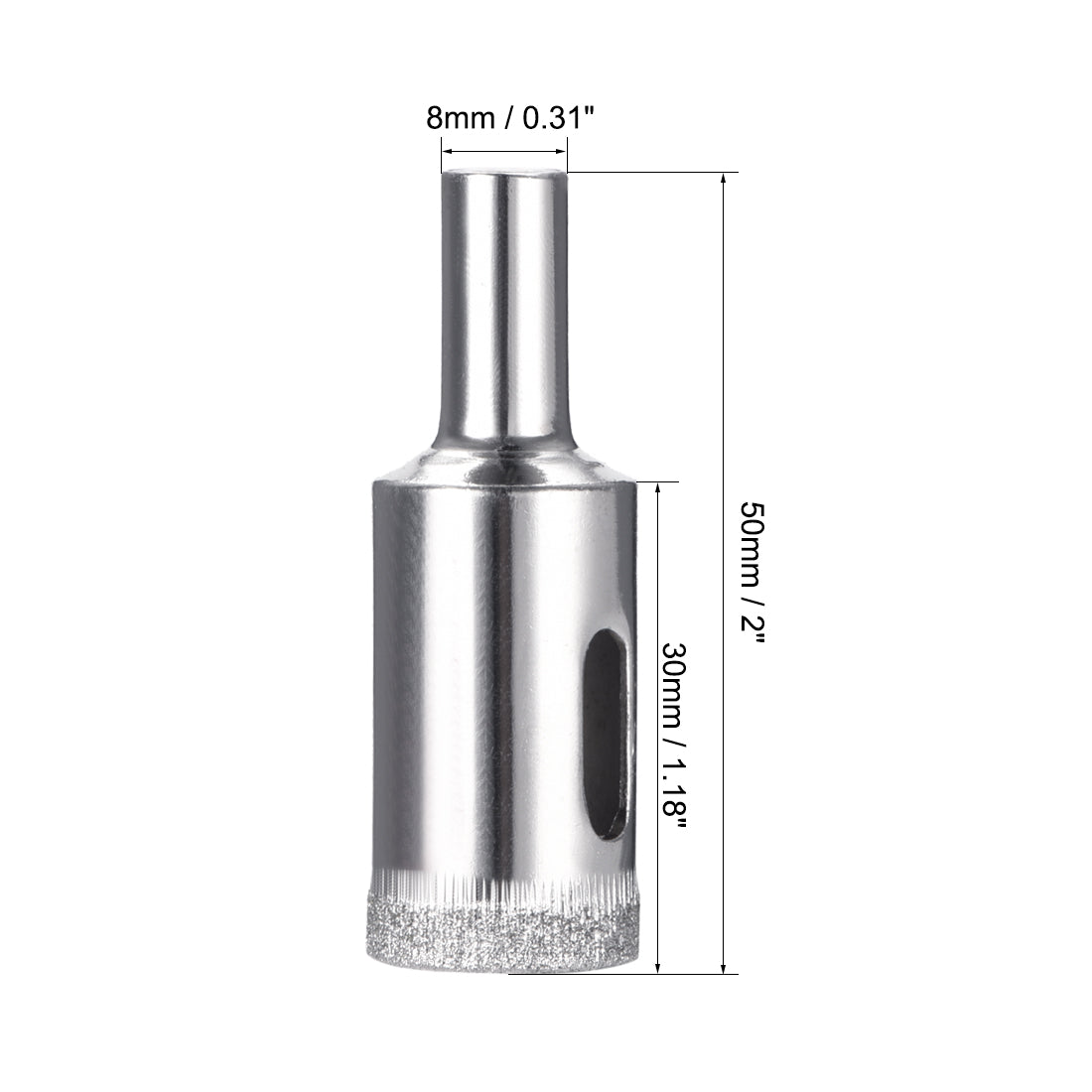 uxcell Uxcell Diamond Drill Bits Hole Saws for Glass Ceramic Porcelain Tiles 5 Pcs