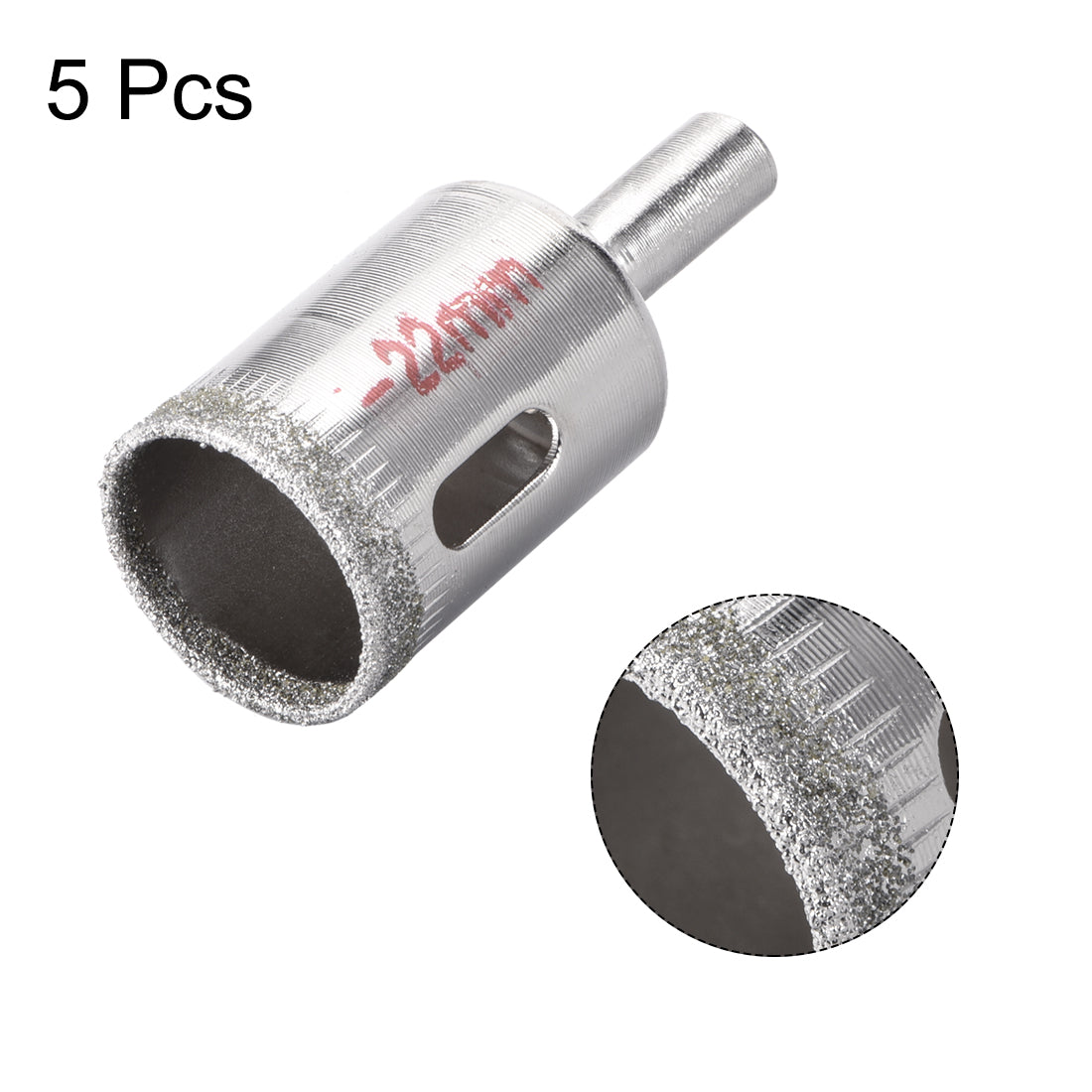 uxcell Uxcell Diamond Drill Bits Hole Saws for Glass Ceramic Porcelain Tiles 5 Pcs
