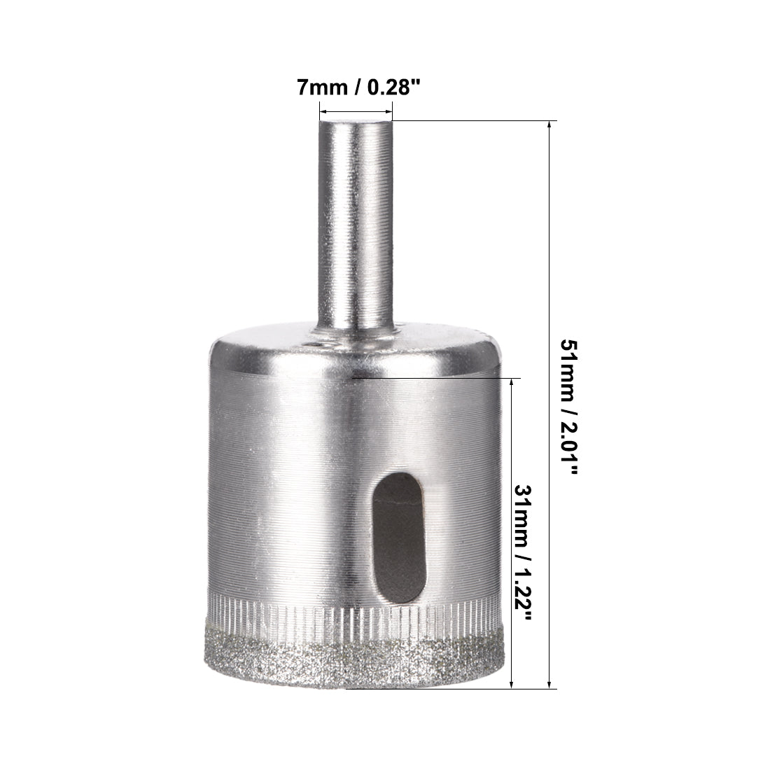 uxcell Uxcell Diamond Drill Bits Hole Saws for Glass Ceramic Porcelain Tiles 5 Pcs