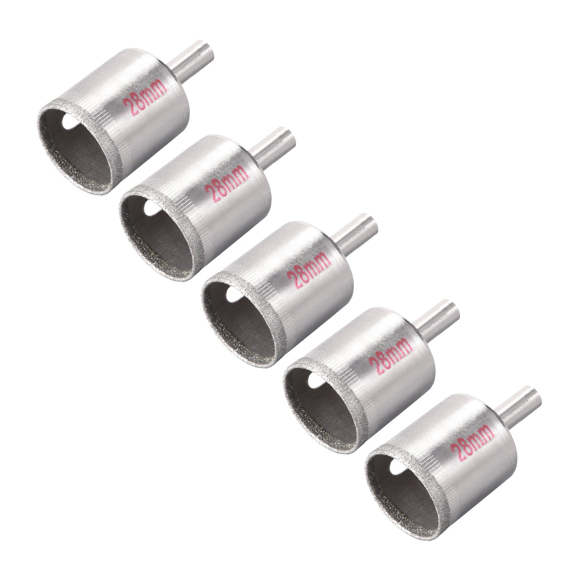 uxcell Uxcell Diamond Drill Bits Hole Saws for Glass Ceramic Porcelain Tiles 5 Pcs