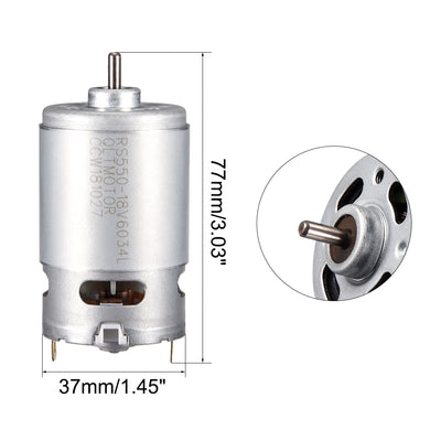 Harfington 18 V 20000 U/min Gleichstrommotor für Heimwerker-Elektro- und Elektronikprojekte, Roboter, Motor