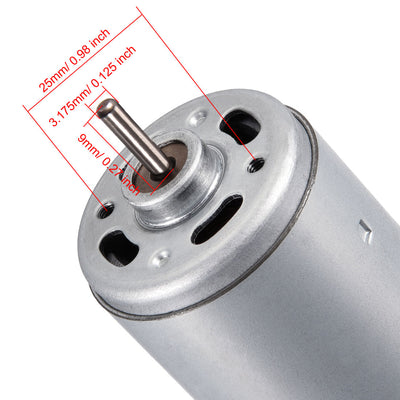 Harfington 18 V 20000 U/min Gleichstrommotor für Heimwerker-Elektro- und Elektronikprojekte, Roboter, Motor